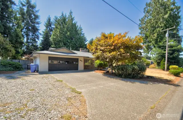 Two car garage