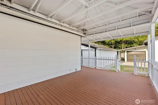 Deck off Main Primary Bedroom