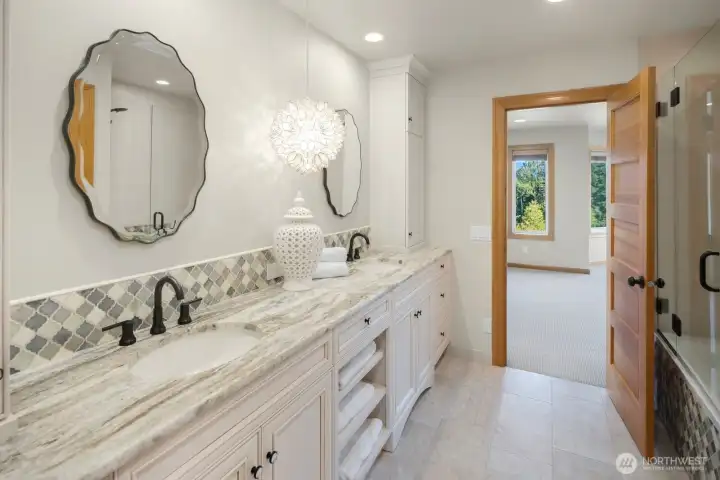 Jack and Jill bathroom