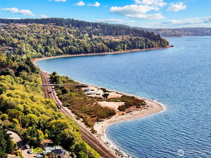 Richmond Beach Saltwater Park is just up the road