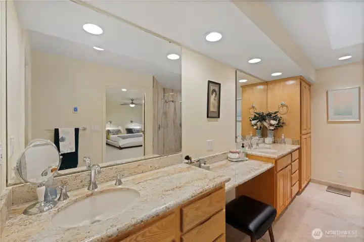 Polished stone countertops