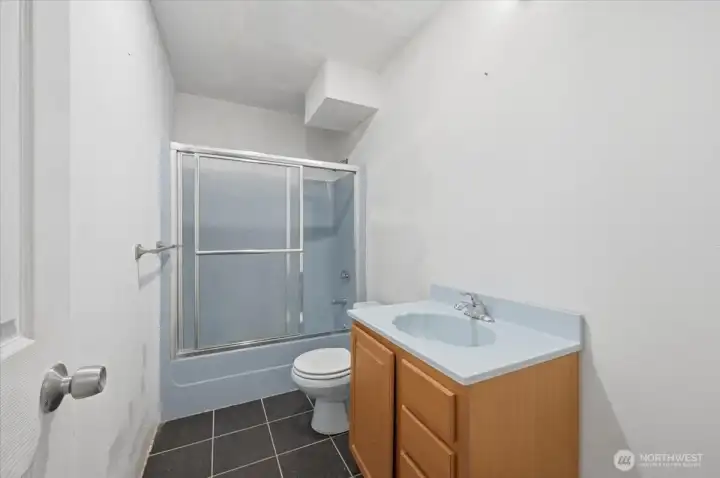 lower level full bathroom