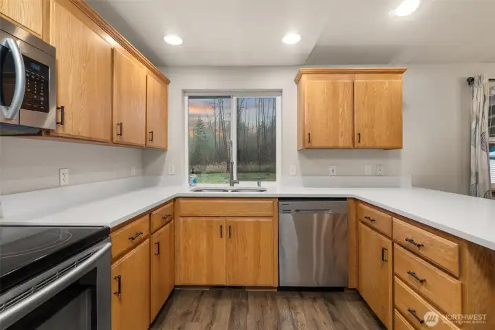 Matching stainless steel appliances