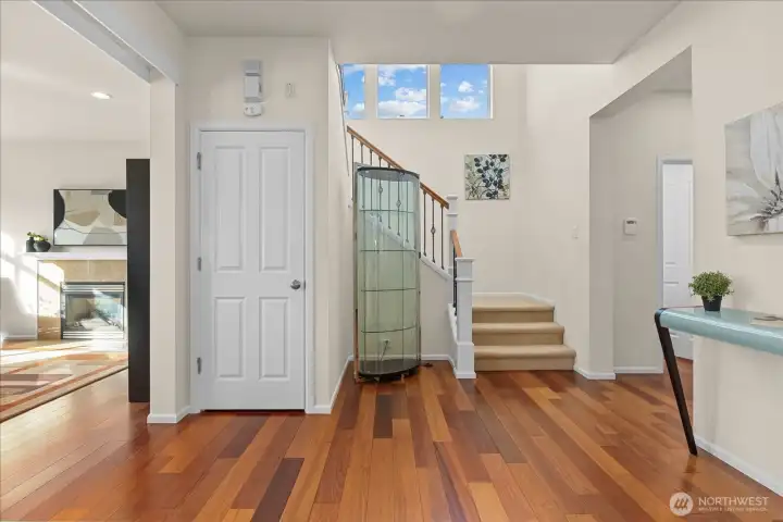 Soaring ceilings and lots of natural light