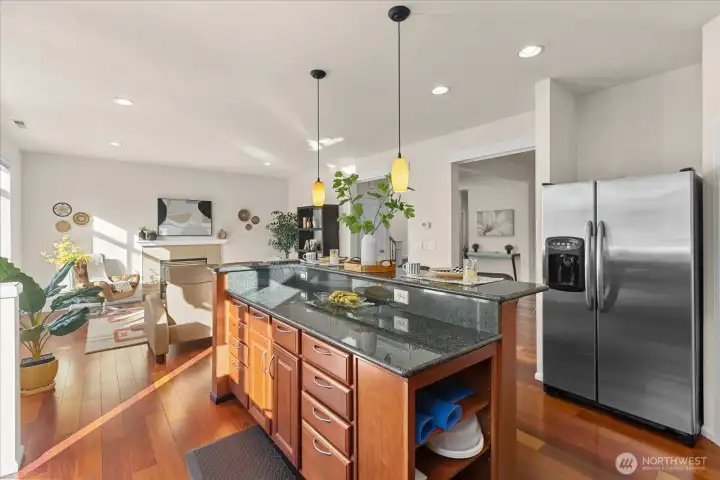 Open concept floor plan, great for entertaining!