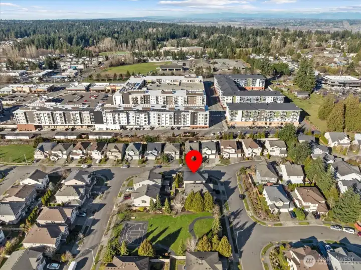 Short walk to the Mill Creek Farm where you can find Rare Society Steakhouse, Tapped Brewery, groceries and more!