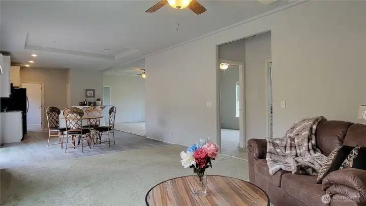 Family Room looking back toward Kitchen