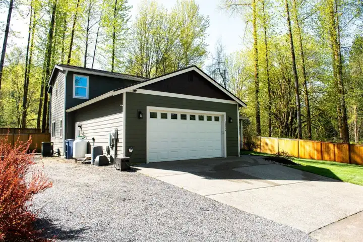 Along with the 2 car garage, there is so much room for additional cars, an RV, ATV, Boat, toys or a storage shed.