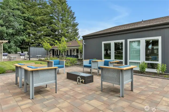 Outdoor well groomed space.