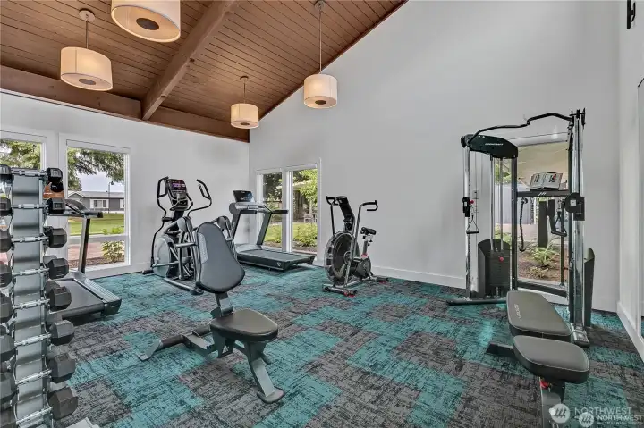 Easy to access gym.