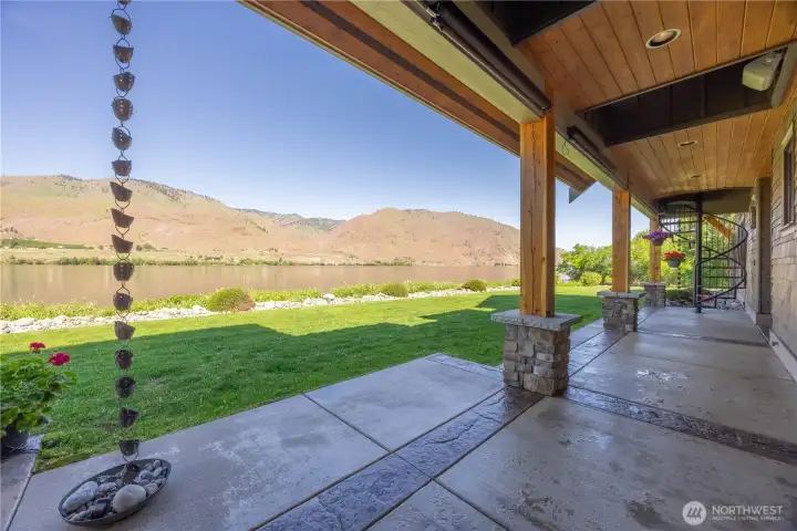 Stamped Concrete Covered Patios
