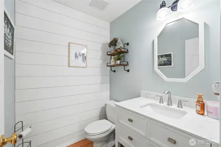 Downstairs half bath Downstairs half bath