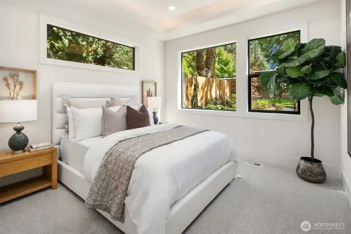 Secluded main floor en suite