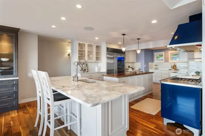 Luxury at its finest in this gourmet kitchen