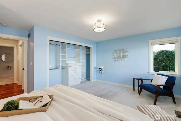 Guest bedroom #1 with  water views