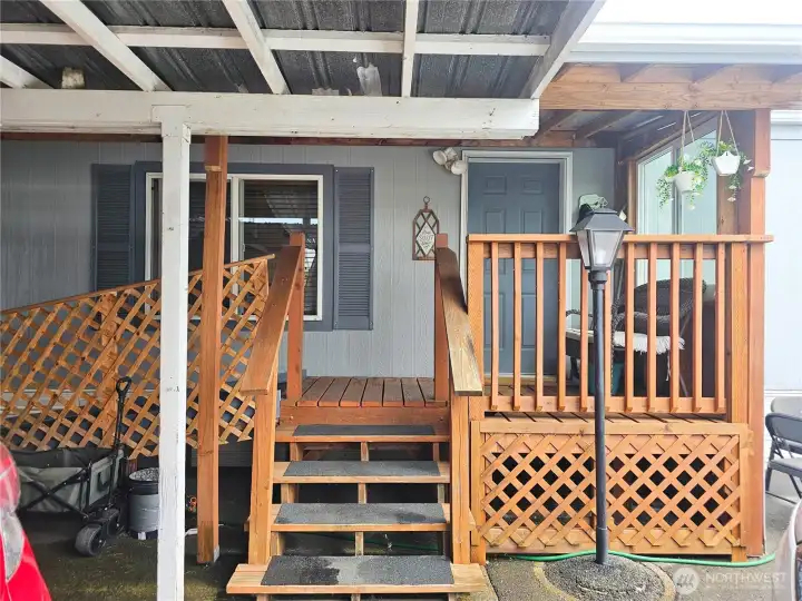 Covered Front Deck Covered Front Deck