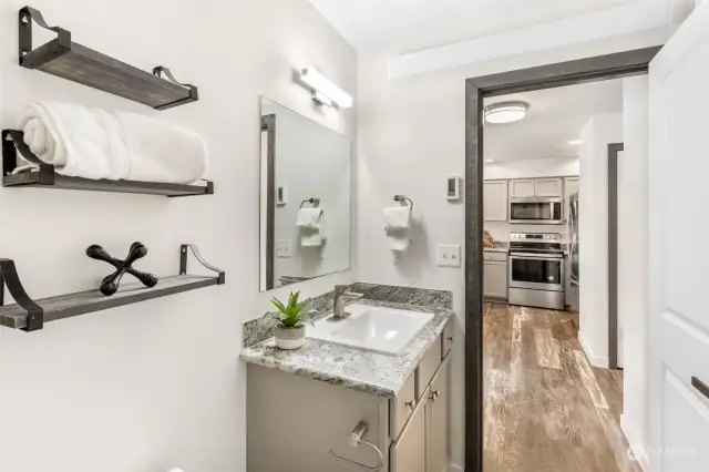 Secondary bathroom