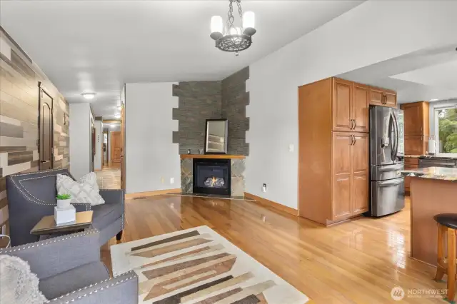 Family Room facing the Kitchen