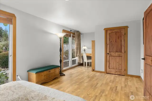 The Other Side of the Second Bedroom with a Desk in the Nook.