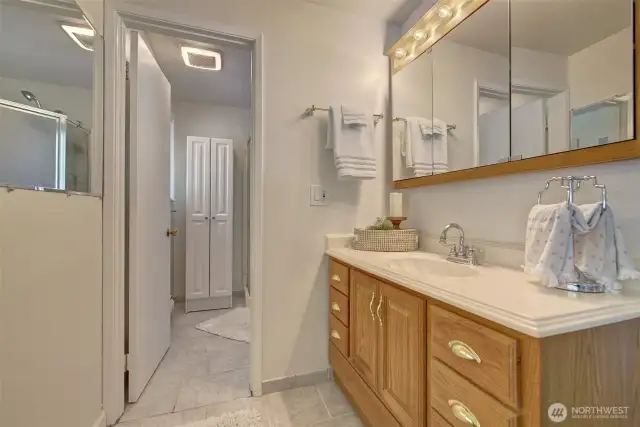 Primary bathroom.