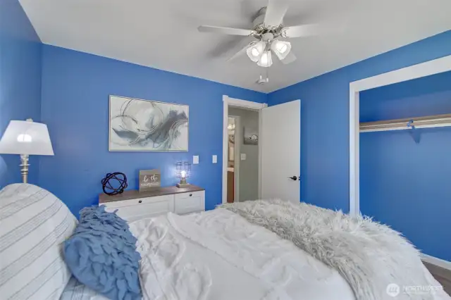 View 2 of guest bedroom 1.