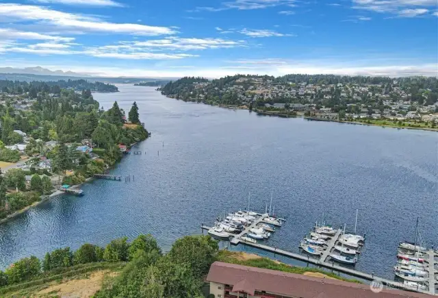 View from drone