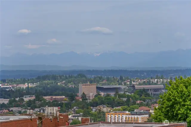 Husky Stadium in the background!