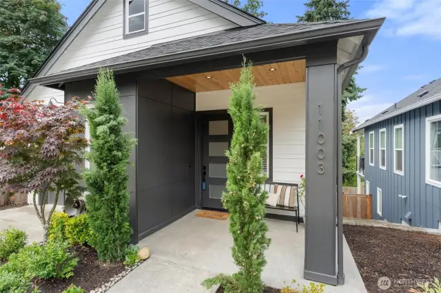 Covered front porch