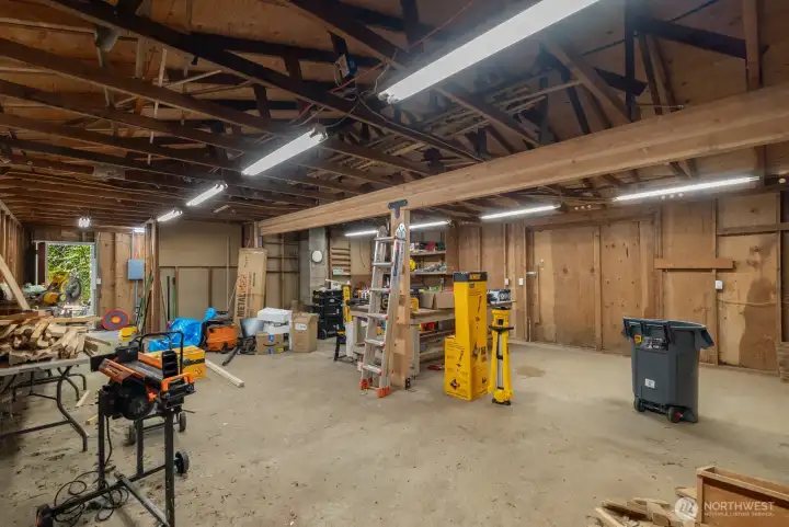 huge garage!
