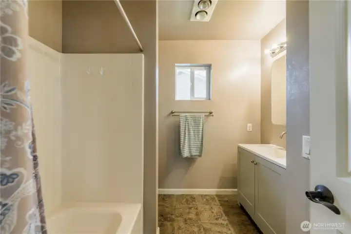 Upstairs bath.