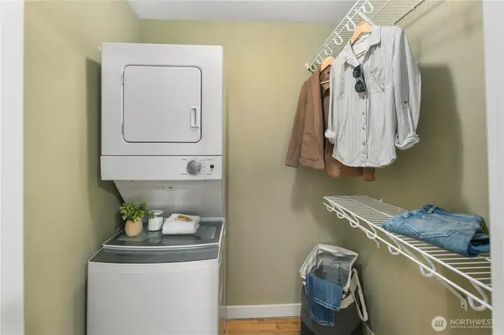 In-unit laundry