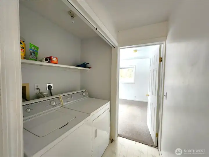 Utility room in apartment