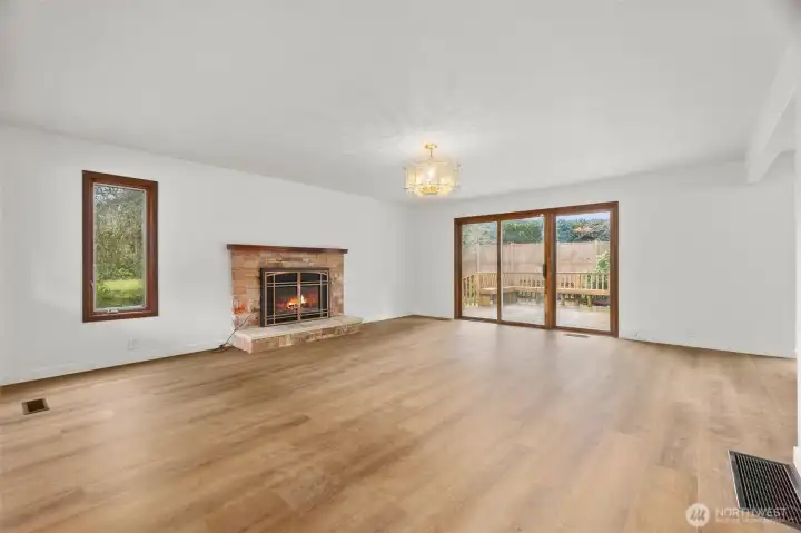 Propane insert to create a cozy space