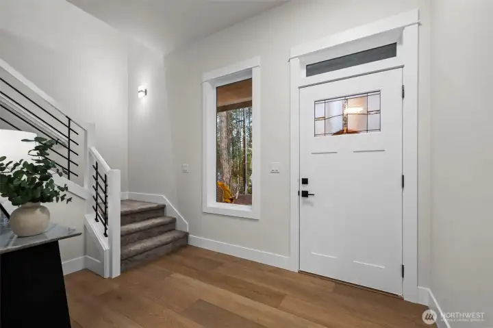 Foyer, heading upstairs