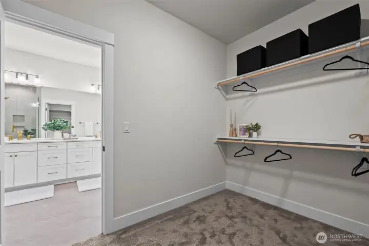 Primary closet