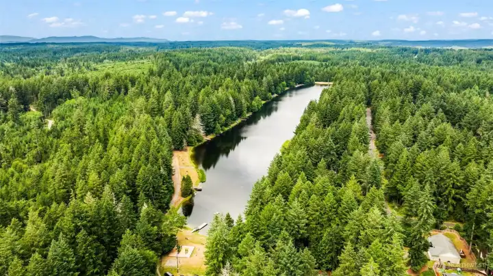 All part of the  Lake Minterwood Beach Club - a stocked, motor free relaxation and play haven !