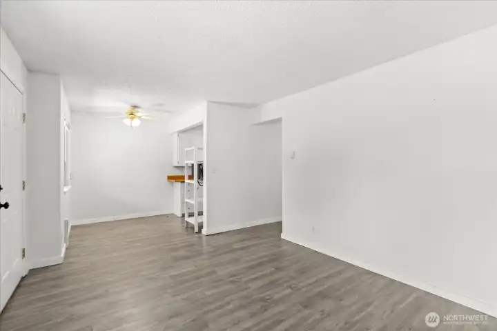 Vacant Unity Living and Dining Room