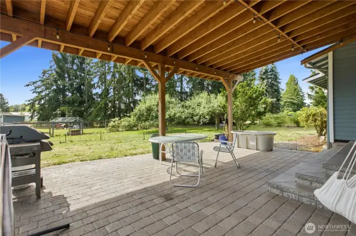 Covered patio