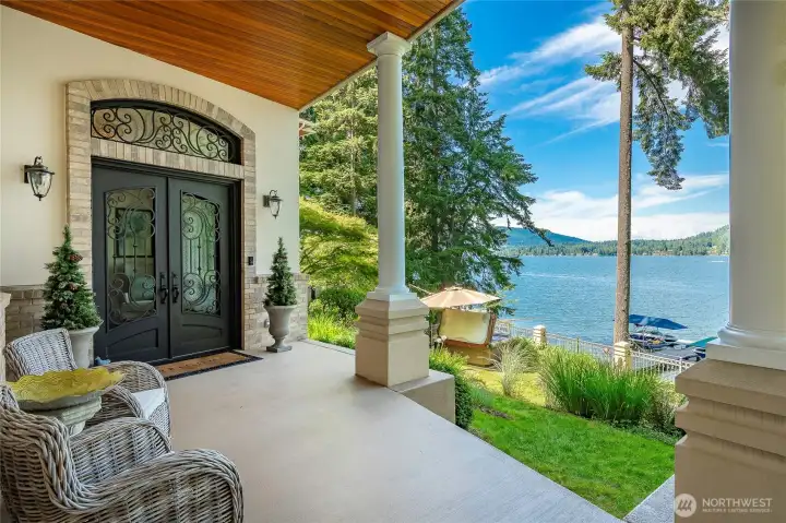 Front porch and entrance