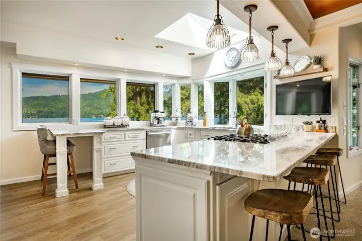 Kitchen with eating space