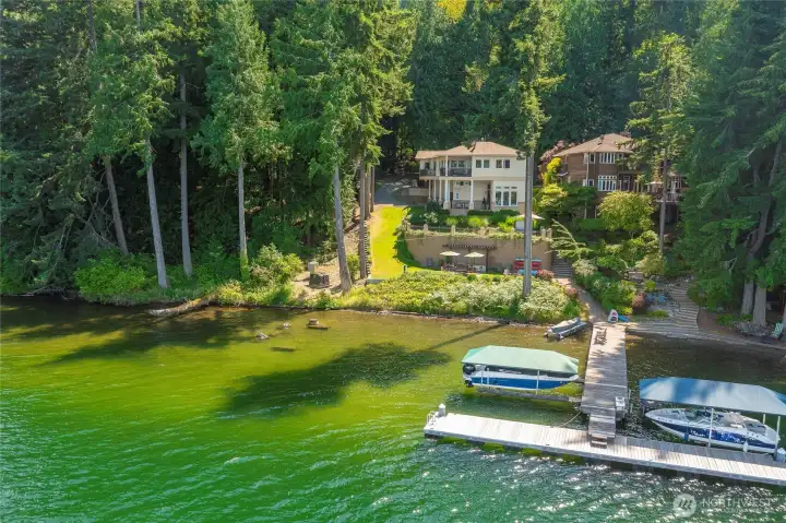 Aerial view from Lake