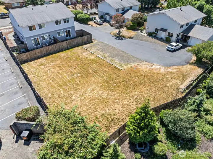 Vacant flat lot Vacant flat lot