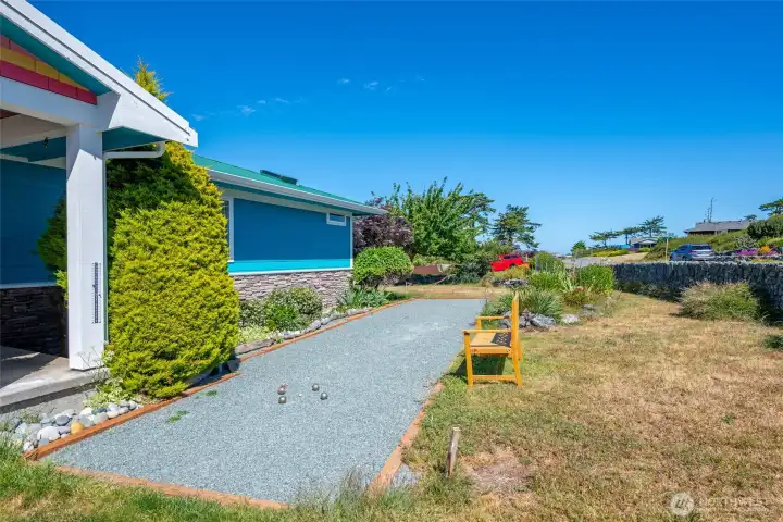 Petanque Court Ready for you. Petanque Court Ready for you.