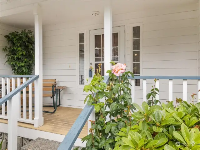 Rain or shine your covered front porch is sure to be a delight.