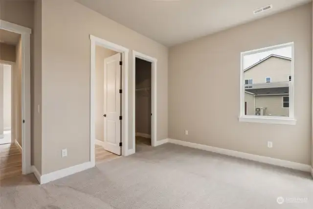 Other spacious secondary bedroom connected by the Jack and Jill bath