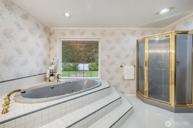 Primary bathroom.