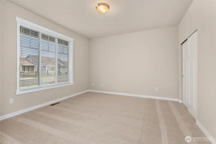 3rd bedroom or den option, always with reach-in closet.