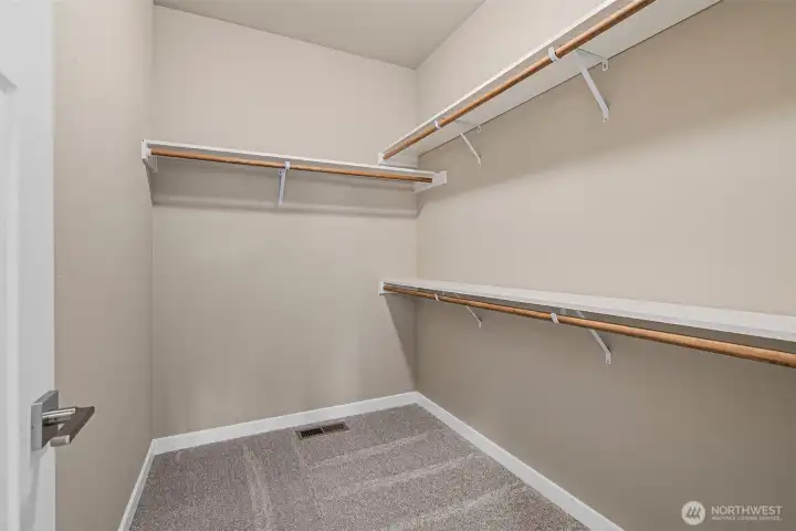 Walk-in closet in priamry