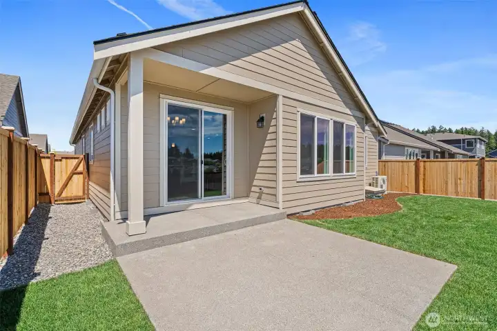 Patio off home, perfect for those Summer BBQs