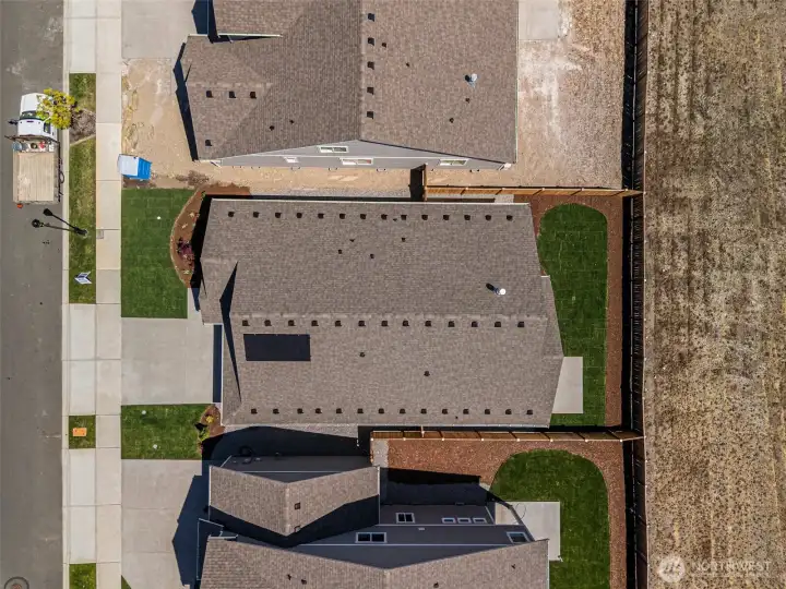 Overview shot of home